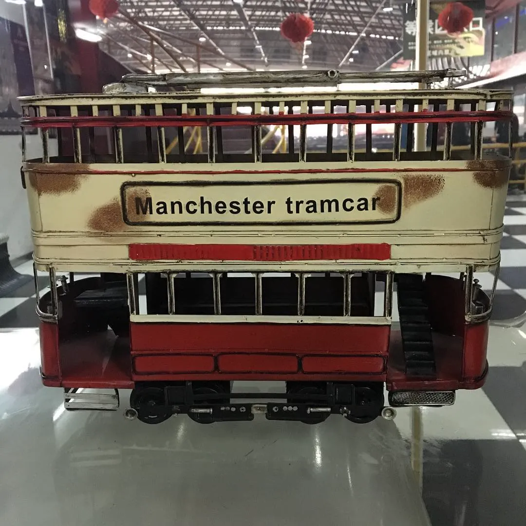 A toy model of a Manchester tramcar, in Hangzhou